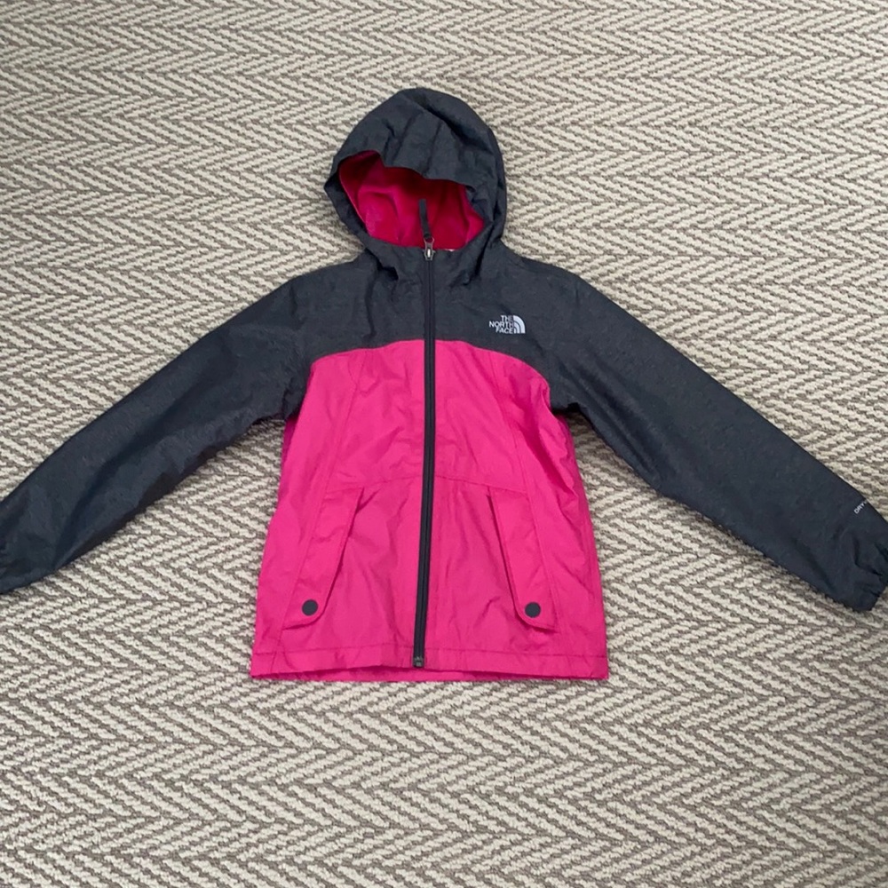 North face rain coat